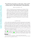 Cover page: The primitive equations as the small aspect ratio limit of the Navier–Stokes equations: Rigorous justification of the hydrostatic approximation