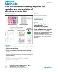 Cover page: Dual data and motif clustering improves the modeling and interpretation of phosphoproteomic data