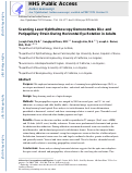 Cover page: Scanning Laser Ophthalmoscopy Demonstrates Disc and Peripapillary Strain During Horizontal Eye Rotation in Adults.