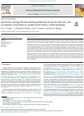 Cover page: Life history strategy dictates thermal preferences across the diel cycle and in response to starvation in variable field crickets, Gryllus lineaticeps.