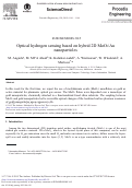 Cover page: Optical Hydrogen Sensing Based on Hybrid 2D MoO3/Au Nanoparticles