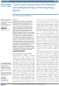 Cover page: Causes and consequences: development and pathophysiology of Hirschsprung disease.