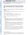 Cover page: Machine-Based, Self-guided Home Therapy for Individuals With Severe Arm Impairment After Stroke