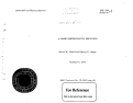 Cover page: A BASIC DISCONTINUITY EQUATION