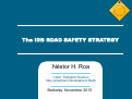 Cover page of SafeTREC Seminar Nov.13: The commitment of the IDB on Road Safety