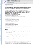 Cover page: Biochemical markers of bone turnover and risk of incident hip fracture in older women: the Cardiovascular Health Study