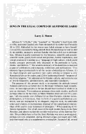 Cover page: Jews in the Legal Corpus of Alfonso El Sabio