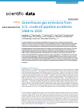 Cover page: Greenhouse gas emissions from U.S. crude oil pipeline accidents: 1968 to 2020.