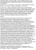 Cover page: Implementation and evaluation of permeability-porosity and tortuosity-porosity relationships linked to mineral dissolution-precipitation