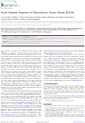 Cover page: Draft Genome Sequence of Enterobacter cloacae Strain JD6301