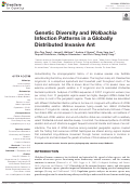 Cover page: Genetic Diversity and Wolbachia Infection Patterns in a Globally Distributed Invasive Ant