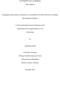 Cover page: Managing Trouble along a Continuum of Accountability: On Police Practices for Dealing with Mentally Ill Subjects