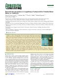 Cover page: Beyond User Acceptance: A Legitimacy Framework for Potable Water Reuse in California