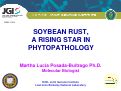 Cover page: Soybean Rust, A Rising Star in Phytopathology