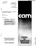 Cover page: HIGH TEMPERATURE STRESS CORROSION CRACKING IN CERAMICS