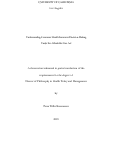 Cover page: Understanding Consumer Health Insurance Decision-Making Under the Affordable Care Act