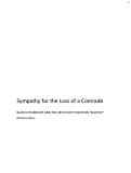 Cover page: Sympathy for the Loss of a Comrade: Black Citizenship and the 1873 Fort Stockton "Mutiny"