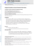 Cover page: Imaging Evaluation of Acute Traumatic Brain Injury