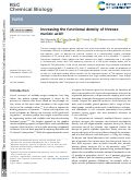 Cover page: Increasing the functional density of threose nucleic acid.