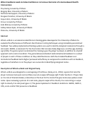 Cover page: When Feedback Leads to False Confidence: A Curious Outcome of a Game-Based Health Intervention