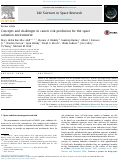 Cover page: Concepts and challenges in cancer risk prediction for the space radiation environment