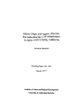Cover page: Silicon Chips and Spatial Structure: The Industrial Basis of Urbanization In Santa Clara County, California