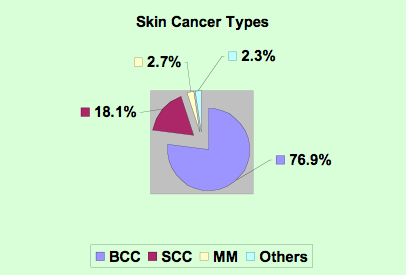 skin cancer chart